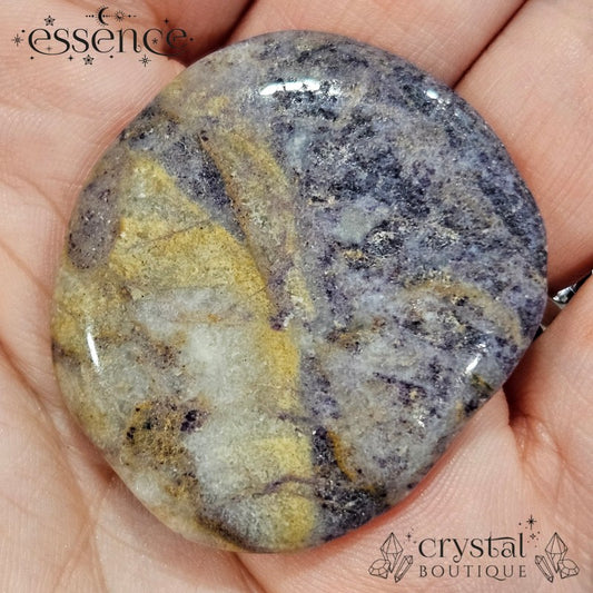 Purple Flower Jasper Smoothstone