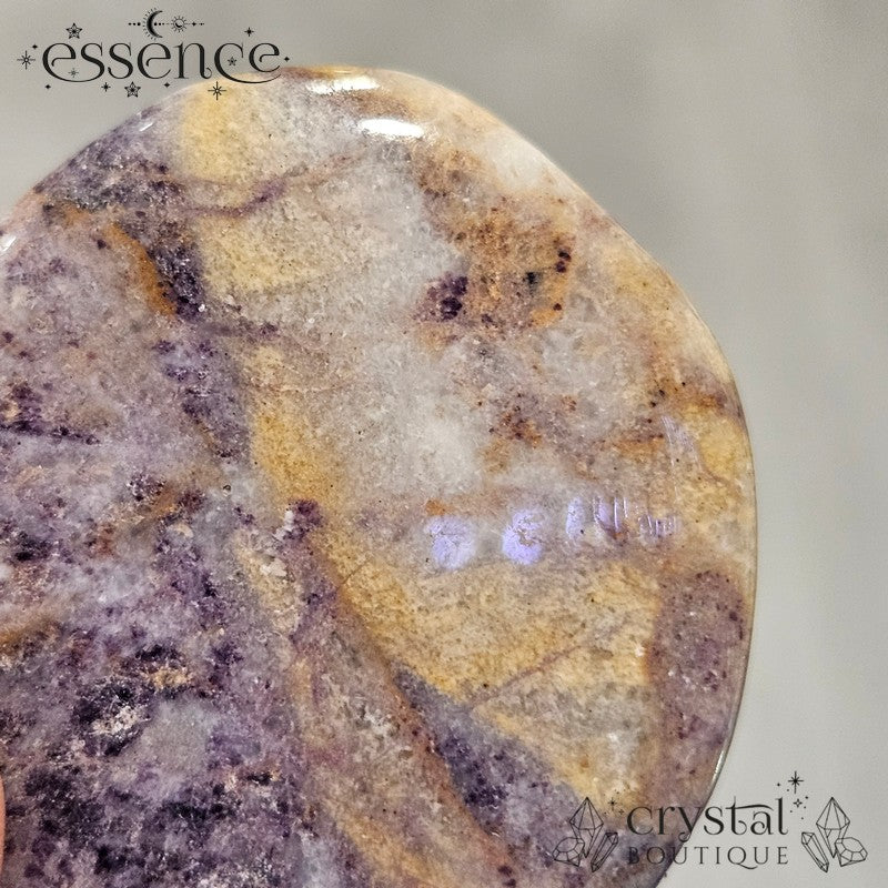 Purple Flower Jasper Smoothstone