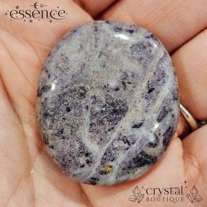 Purple Flower Jasper Smoothstone