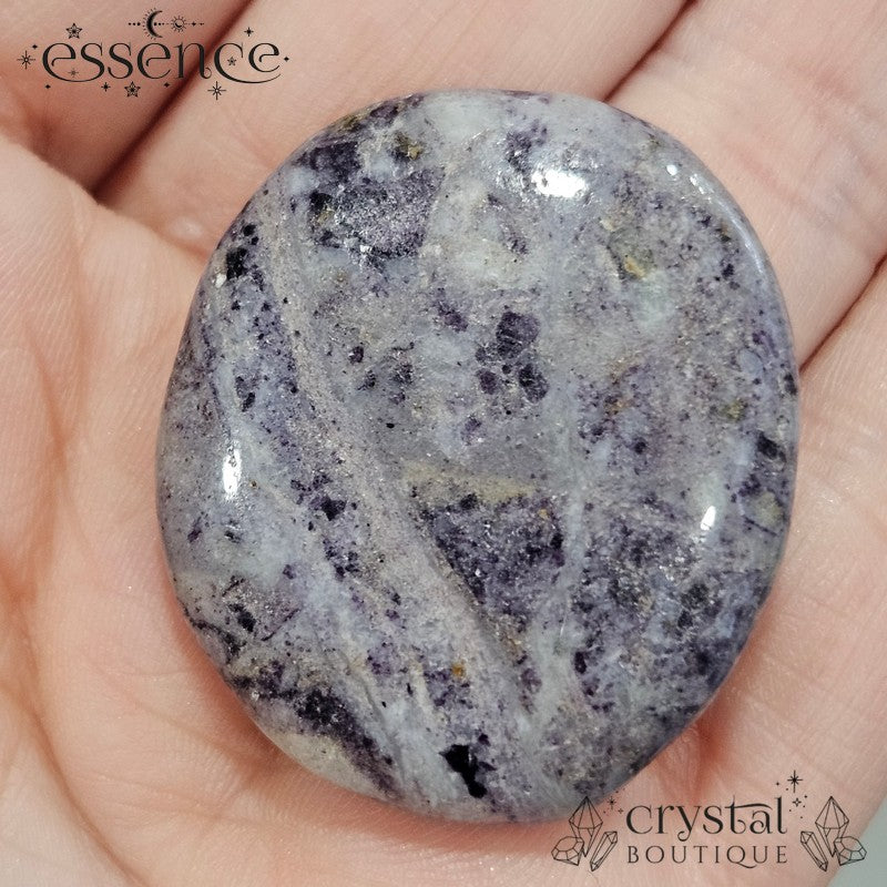 Purple Flower Jasper Smoothstone