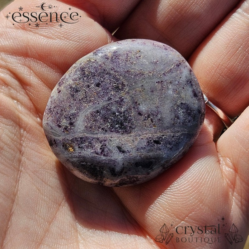 Purple Flower Jasper Smoothstone