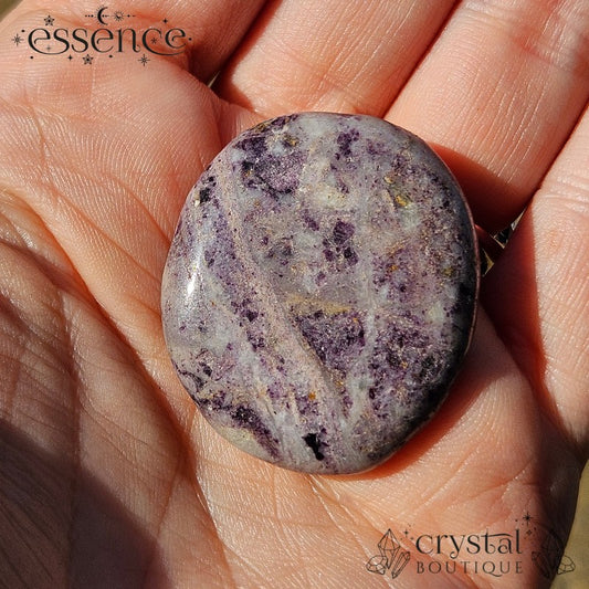 Purple Flower Jasper Smoothstone