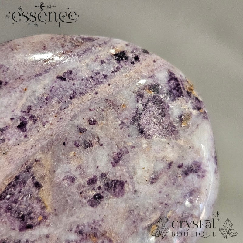 Purple Flower Jasper Smoothstone