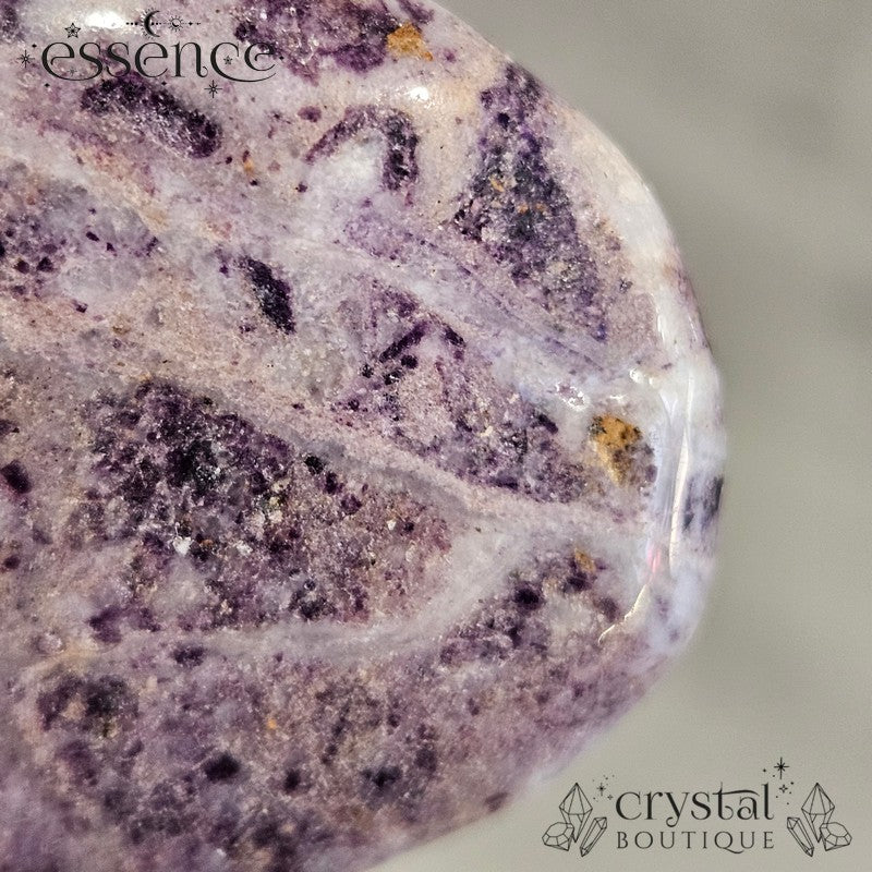 Purple Flower Jasper Smoothstone