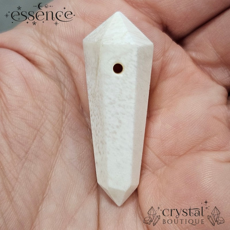 Scolecite Double Terminated Pendant