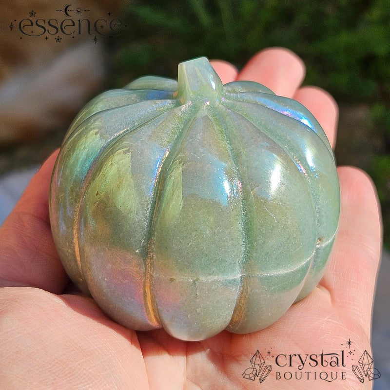 Aura Green Aventurine Pumpkin