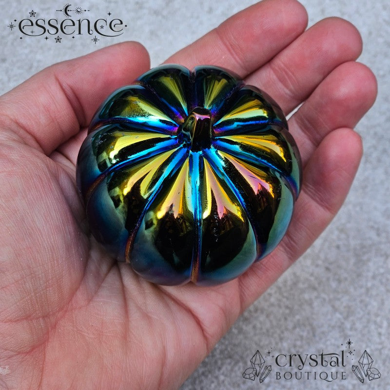 Aura Black Obsidian Pumkpin