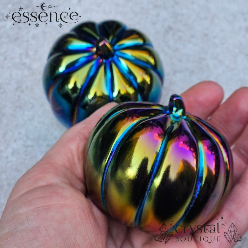 Aura Black Obsidian Pumkpin