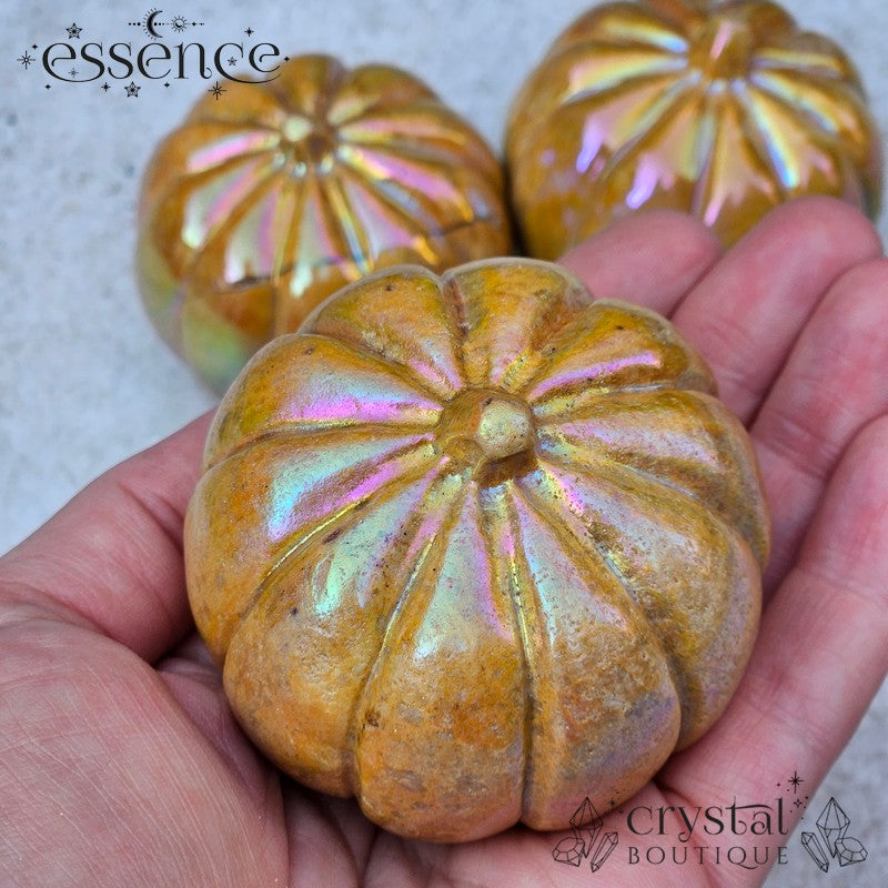 Aura Yellow Jade Pumpkin