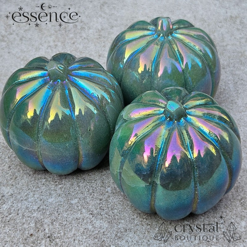 Aura Green Aventurine Pumpkin