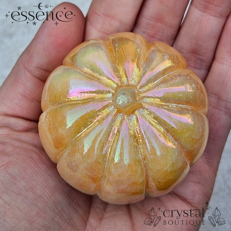 Aura Orange Calcite Pumpkin