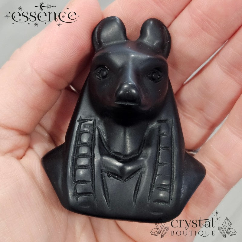 Black Obsidian Anubis