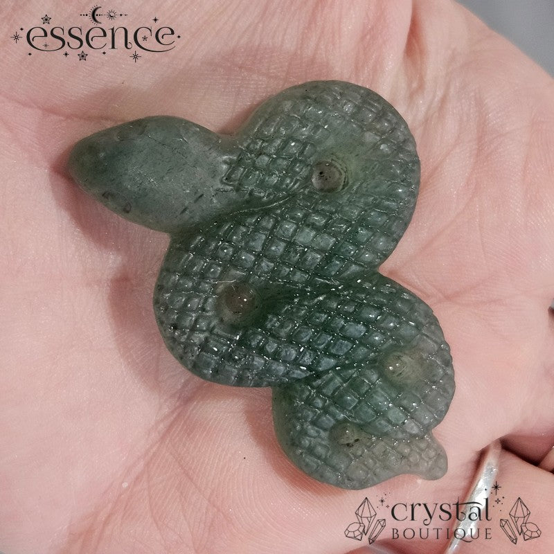 Green Aventurine Snake