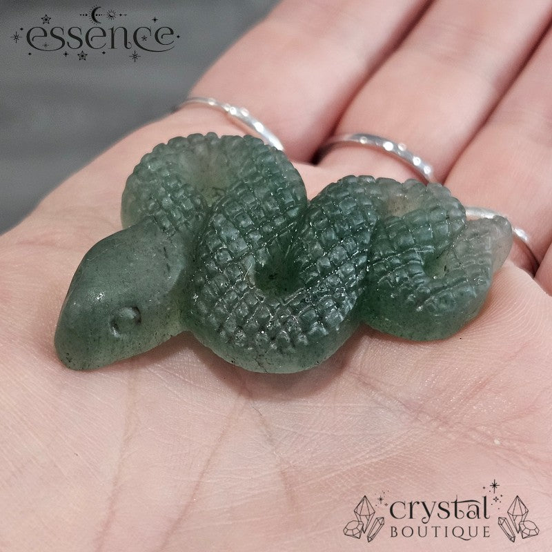 Green Aventurine Snake