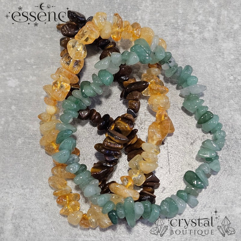 Prosperity & Confidence Crystal Bracelet Trio