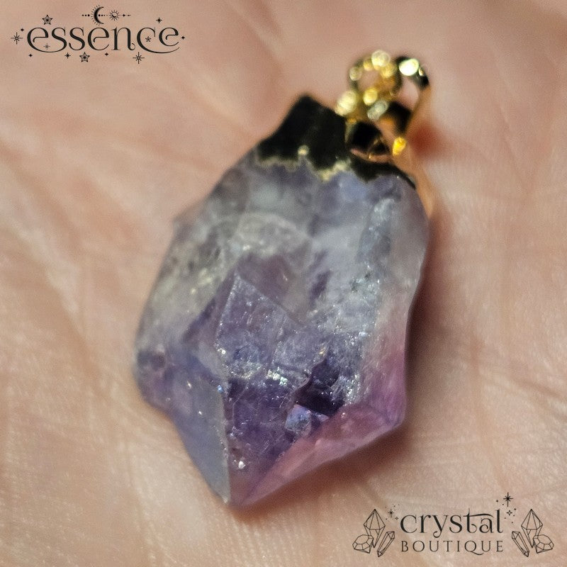 Aura Amethyst Point Pendant