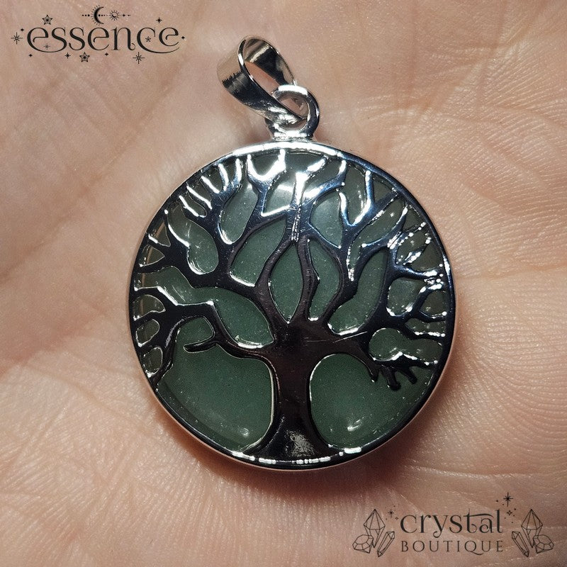 Aventurine Tree of Life Pendant