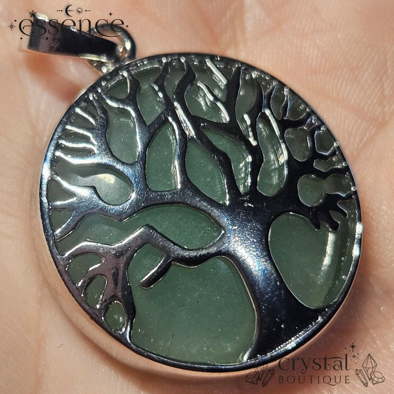 Aventurine Tree of Life Pendant