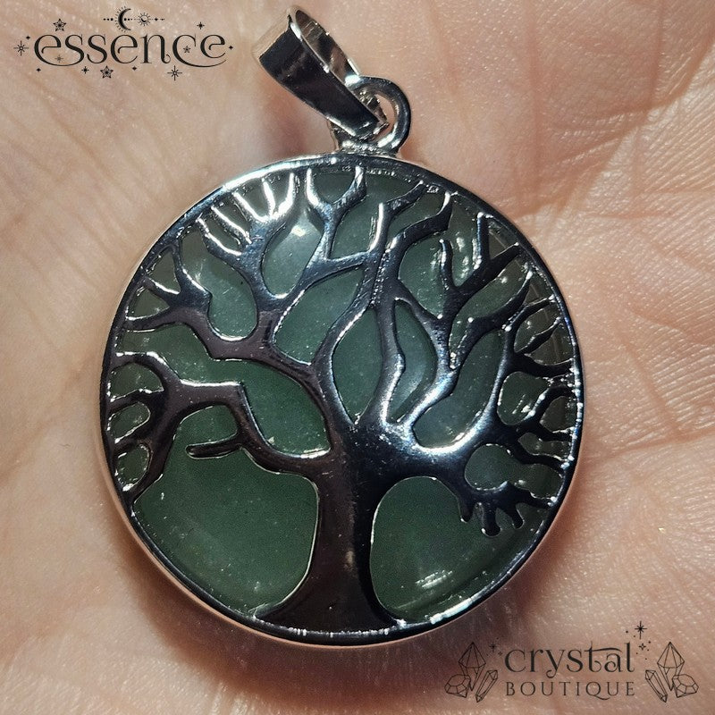 Aventurine Tree of Life Pendant