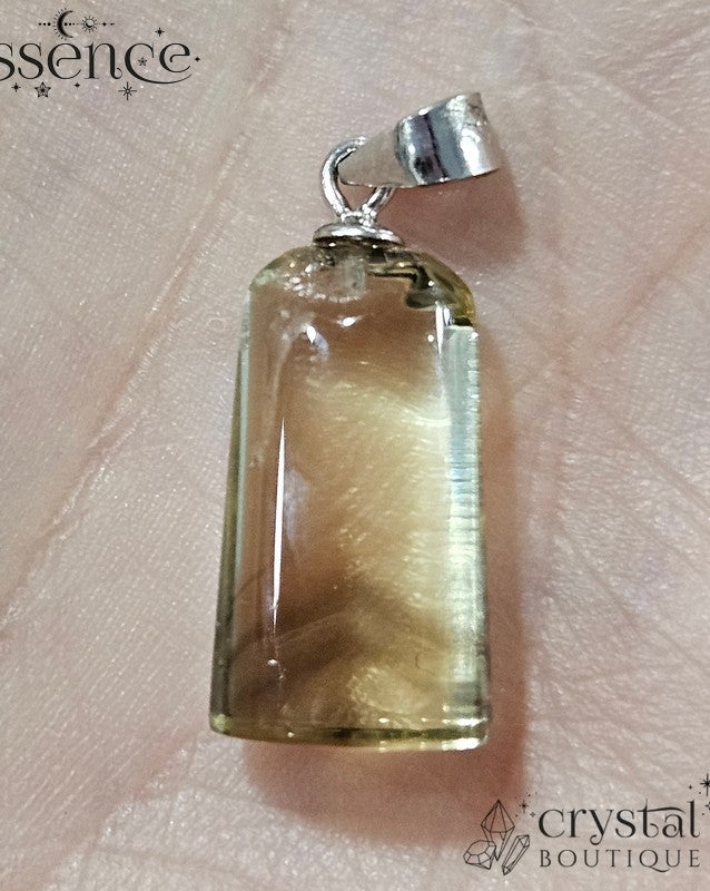 Citrine pendant with S925 bail