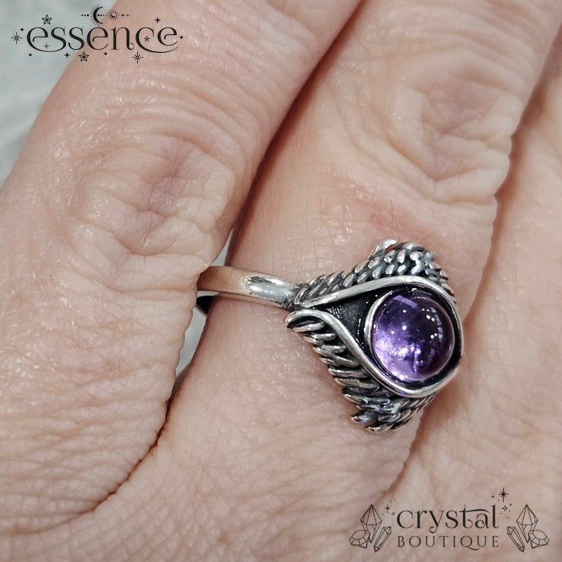 Amethyst Eye Adjustable S925 ring