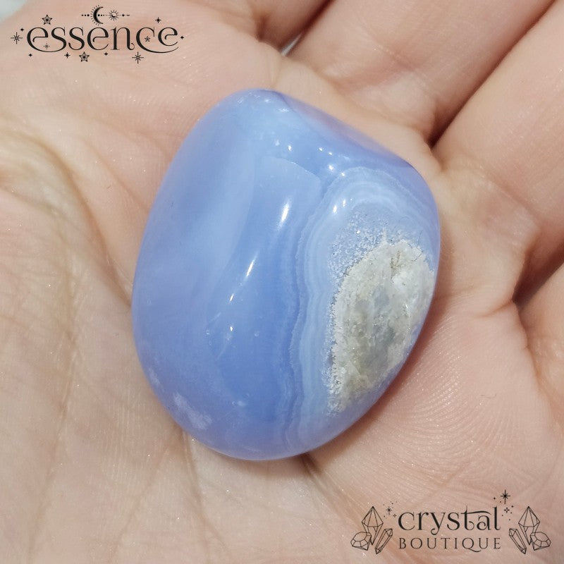 Blue Lace Agate Tumbled Stones