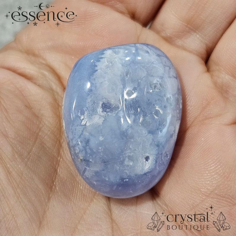 Blue Lace Agate Tumbled Stones