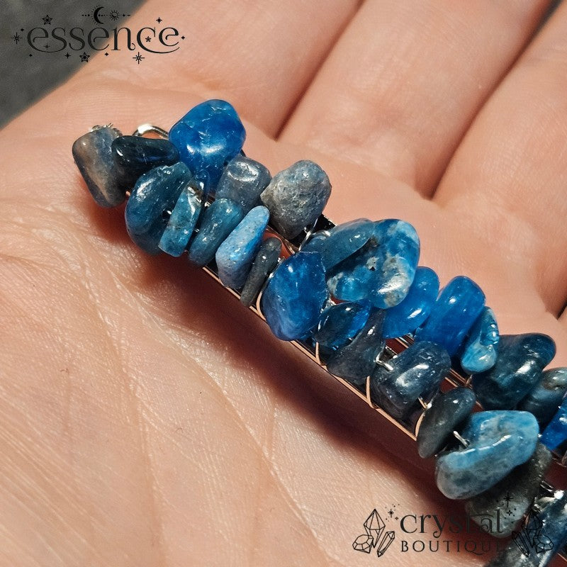 Apatite Chip Hair Clips