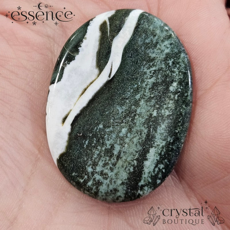 Green Sardonyx Worry Stone