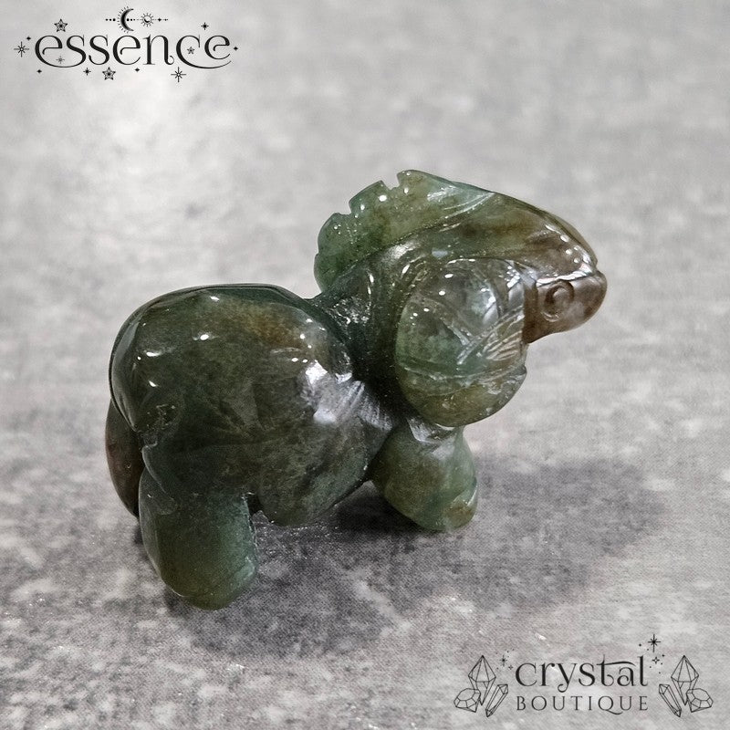 Moss Agate Ram