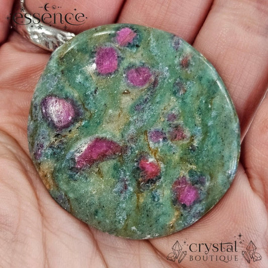 Ruby Fuchsite Smooth Stone