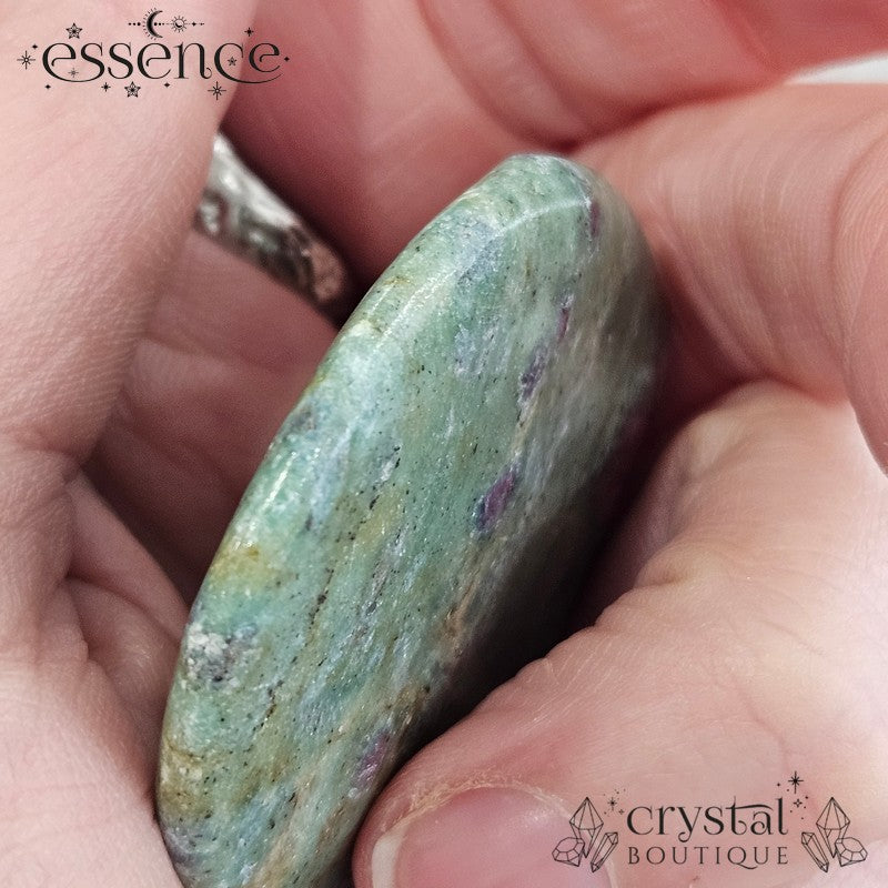 Ruby Fuchsite Smooth Stone