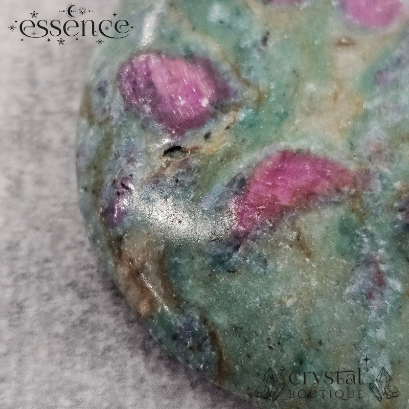 Ruby Fuchsite Smooth Stone