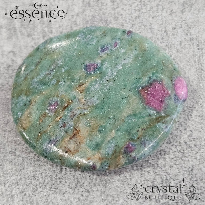 Ruby Fuchsite Smooth Stone