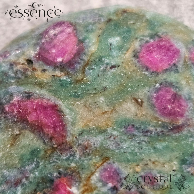 Ruby Fuchsite Smooth Stone