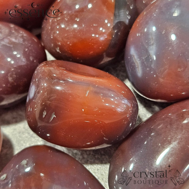 Red Agate Tumbled Stone