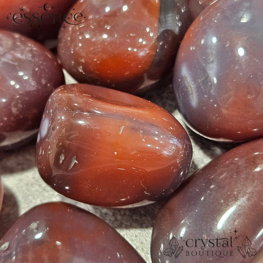 Red Agate Tumbled Stone