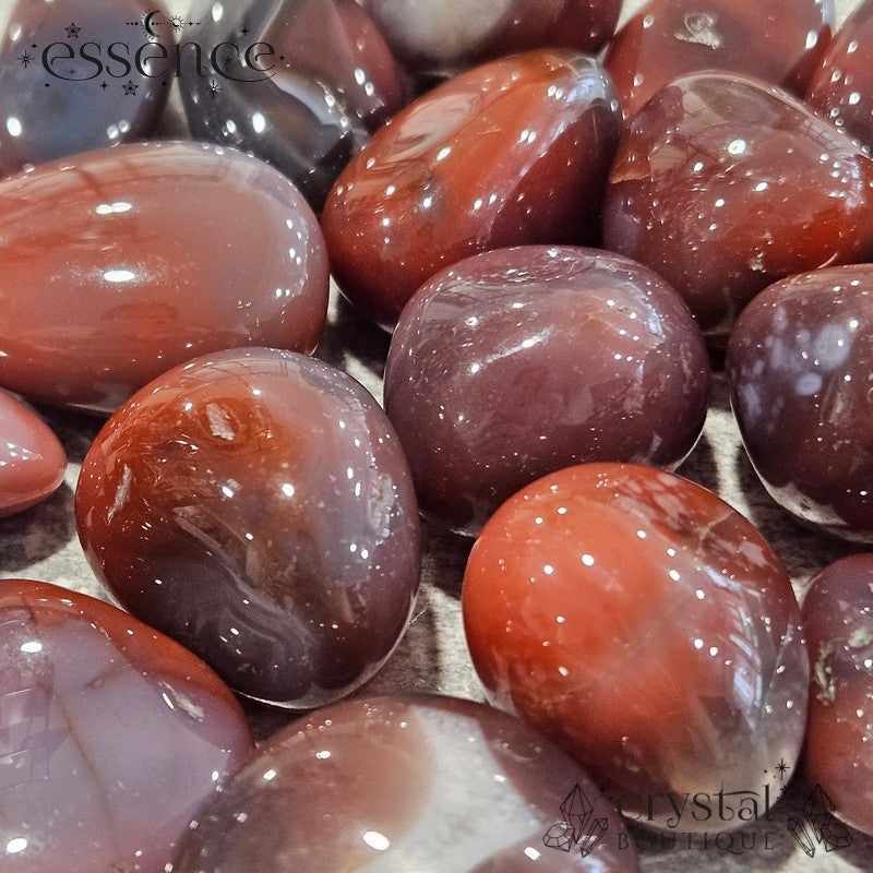 Red Agate Tumbled Stone