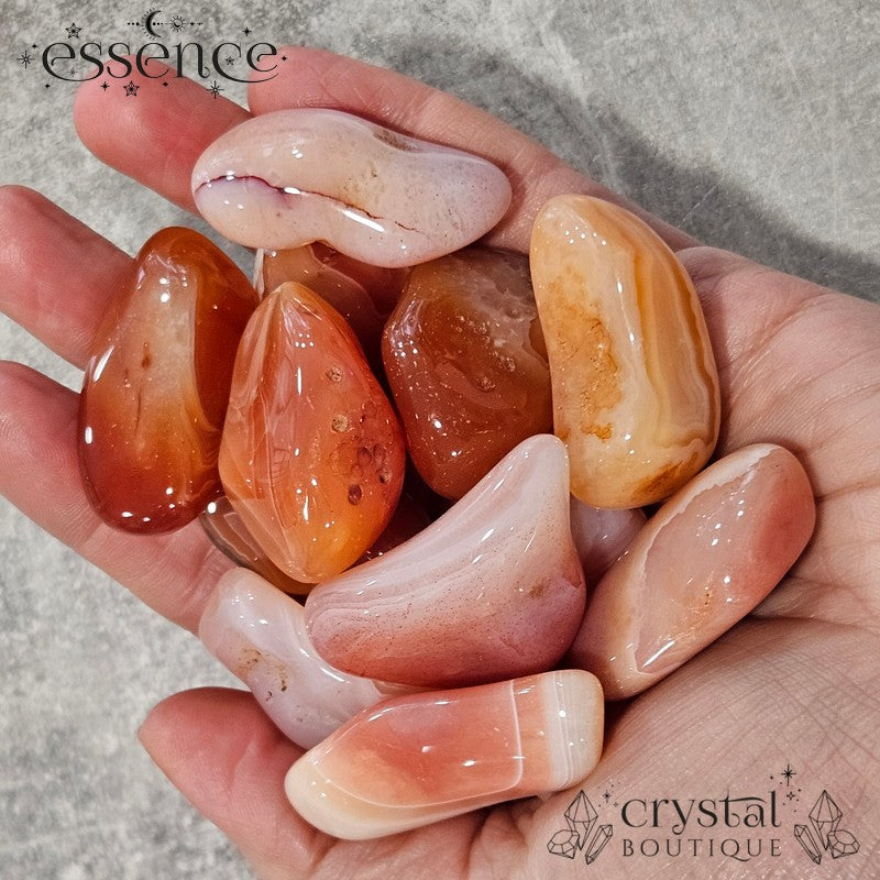 Apricot Agate Tumbled Stone