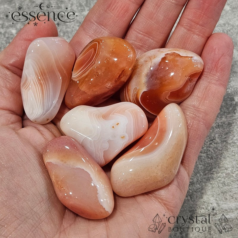 Apricot Agate Tumbled Stone