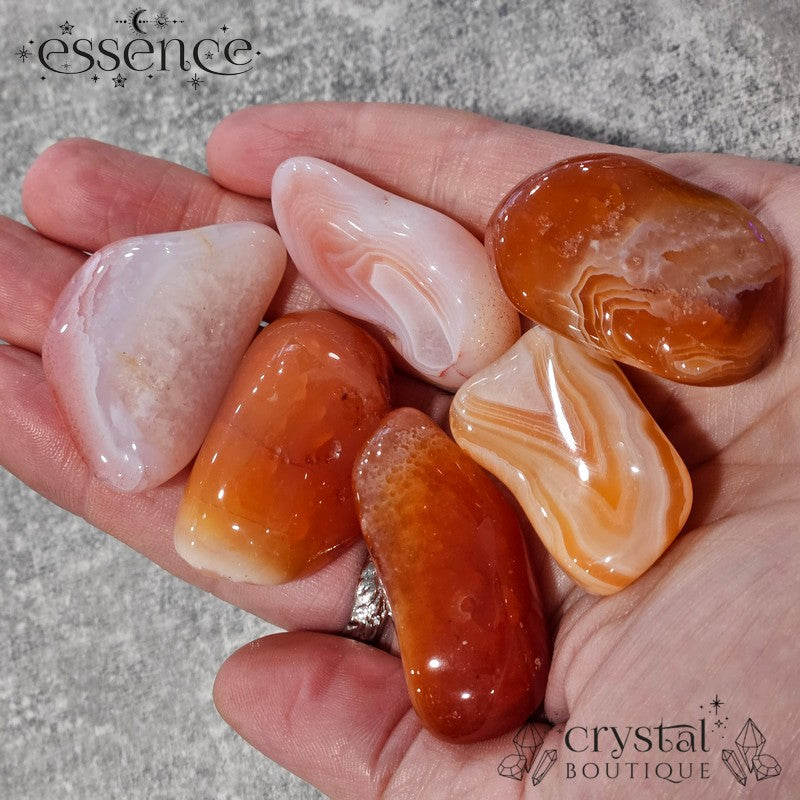 Apricot Agate Tumbled Stone