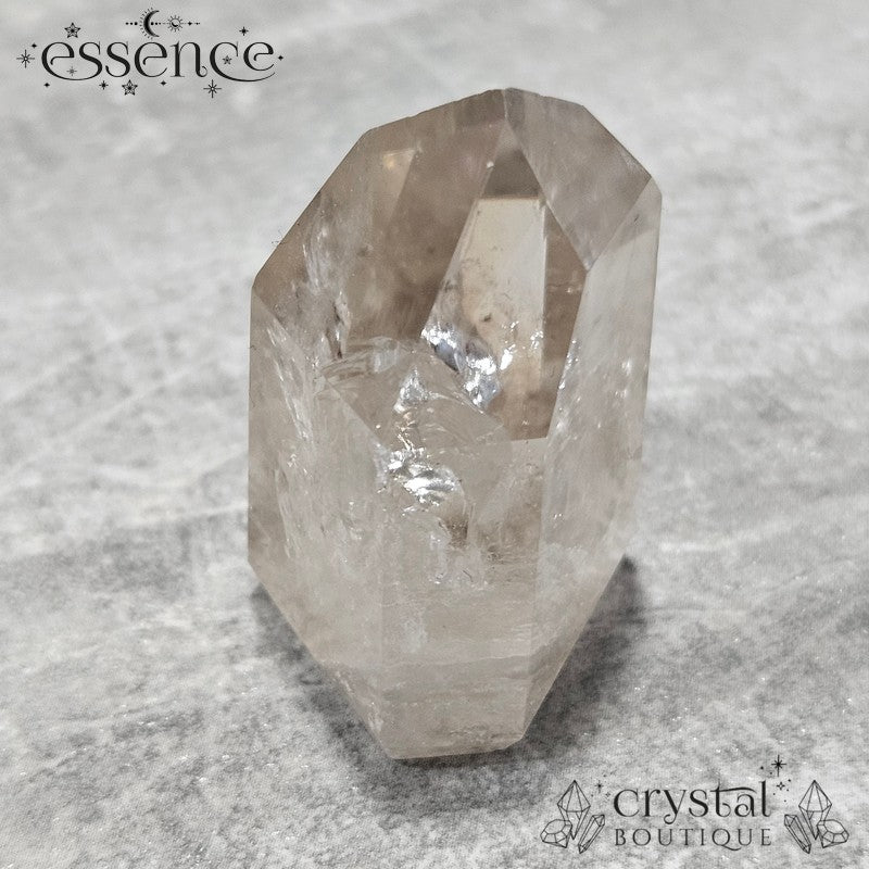 Smoky with Clear Quartz Tower