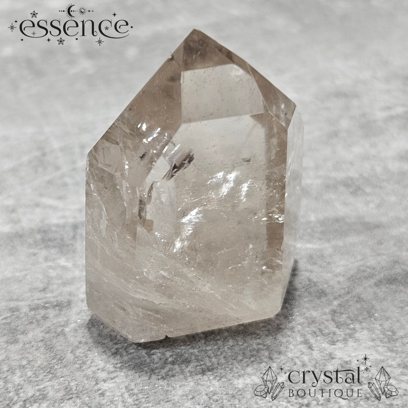 Smoky with Clear Quartz Tower