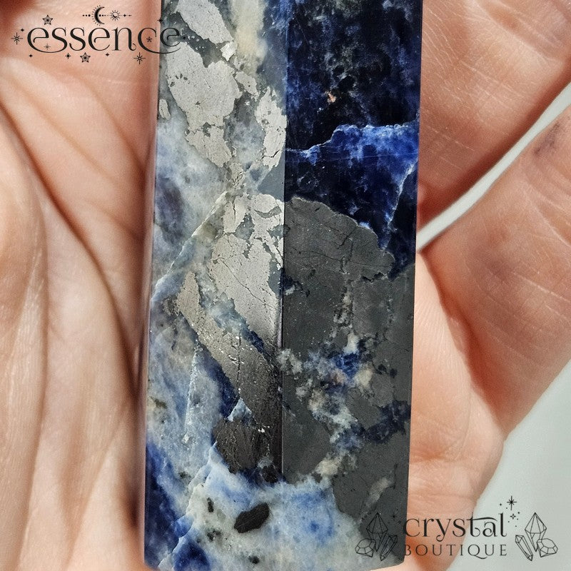 Sodalite with Hematite Tower – 89g