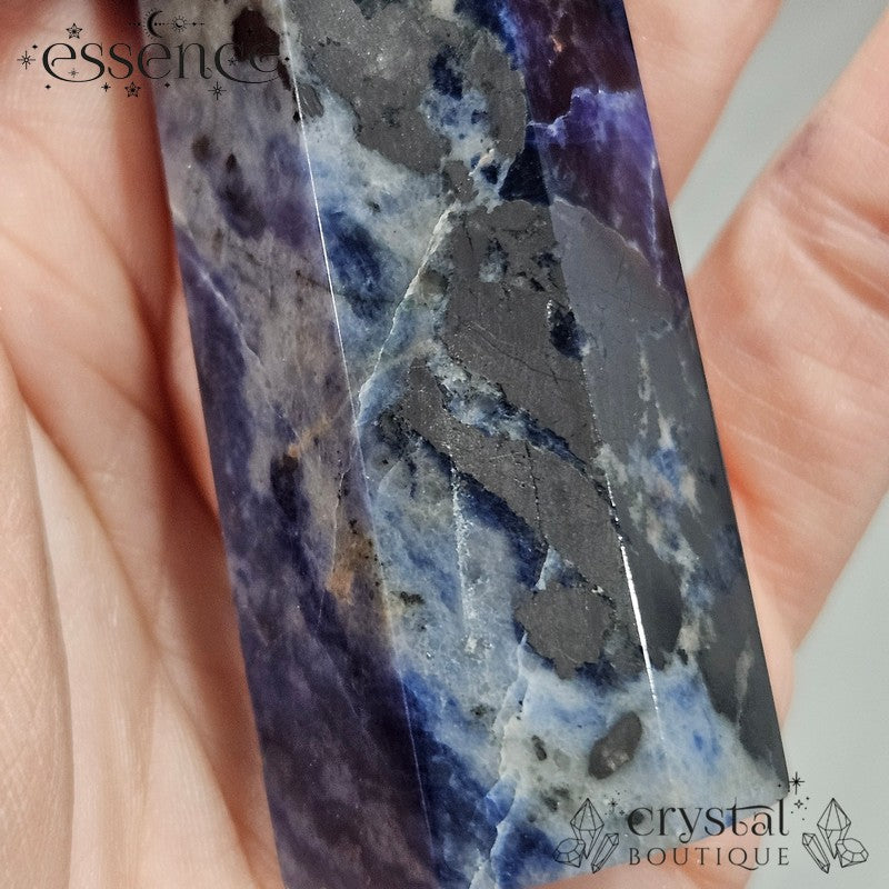 Sodalite with Hematite Tower – 89g