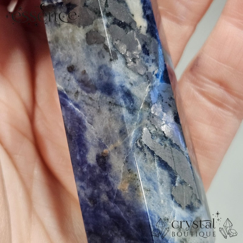 Sodalite with Hematite Tower – 89g