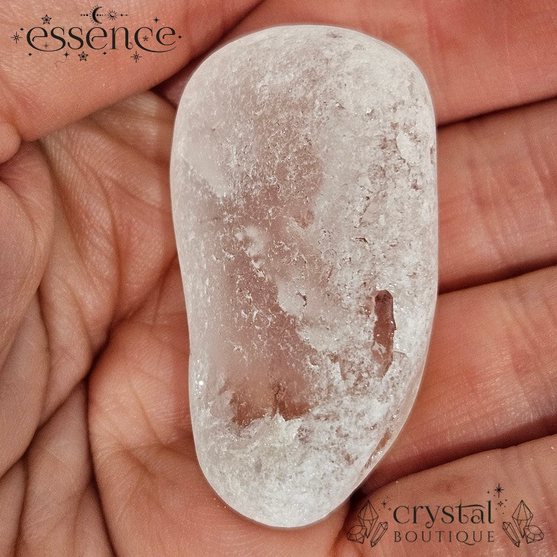 Clear Quartz Dragon Egg Stone