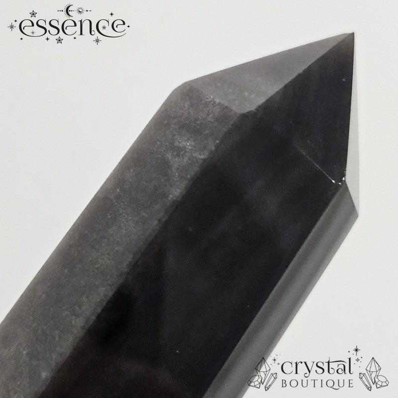 Silver Sheen Obsidian Tower 50gms