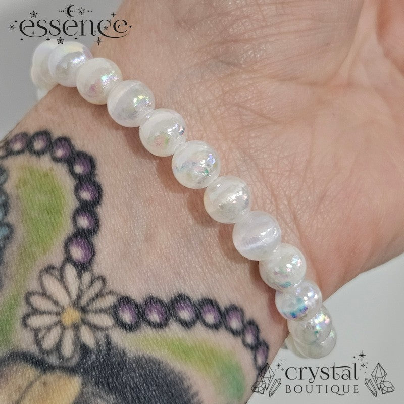 Aura Satin Spa Crystal Bracelet  (Intuition & Awareness)