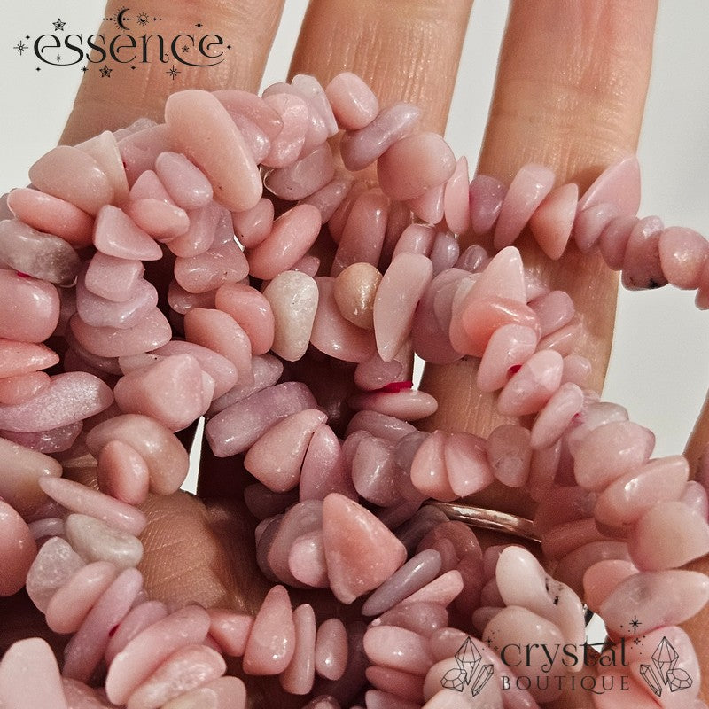 Pink Opal Chip Bracelet – Love, Healing &amp; Emotional Balance